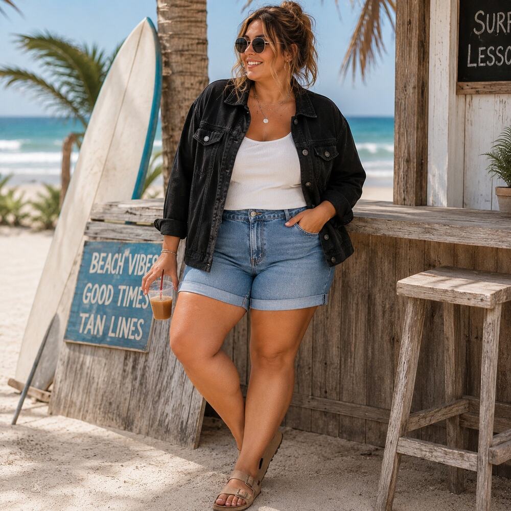 Torrid Black Denim Jacket size 2X